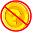 No Coin icon