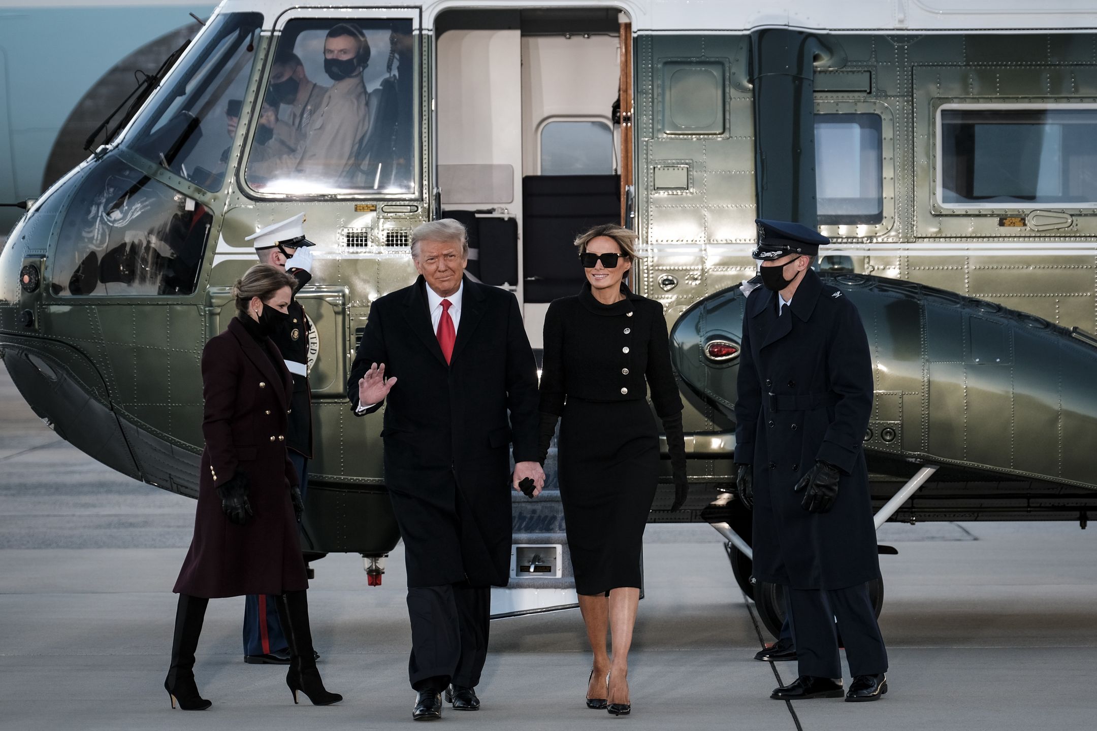 Donald Trump z żoną Melanią