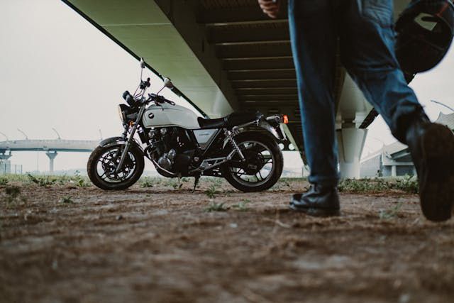Wypadek na motocyklu