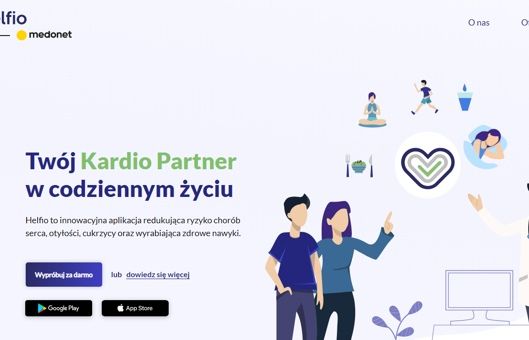 Helfio nową aplikacją zdrowotną, partnerem Medonet