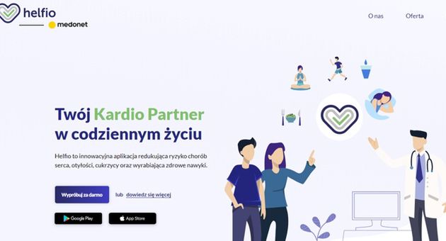 Helfio nową aplikacją zdrowotną, partnerem Medonet