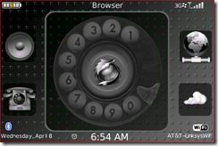 Retro temat dla Blackberry 1