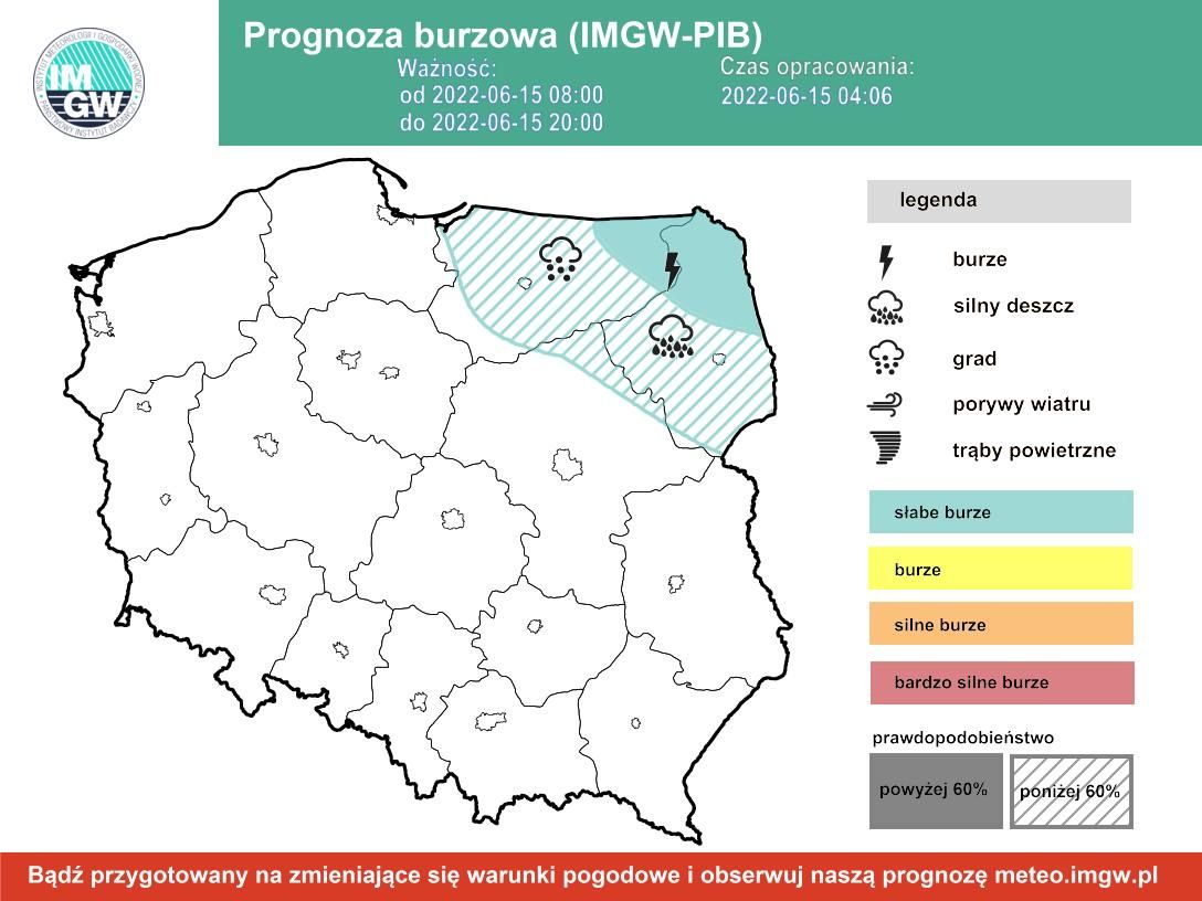 Prognoza burzowa środa 15.06