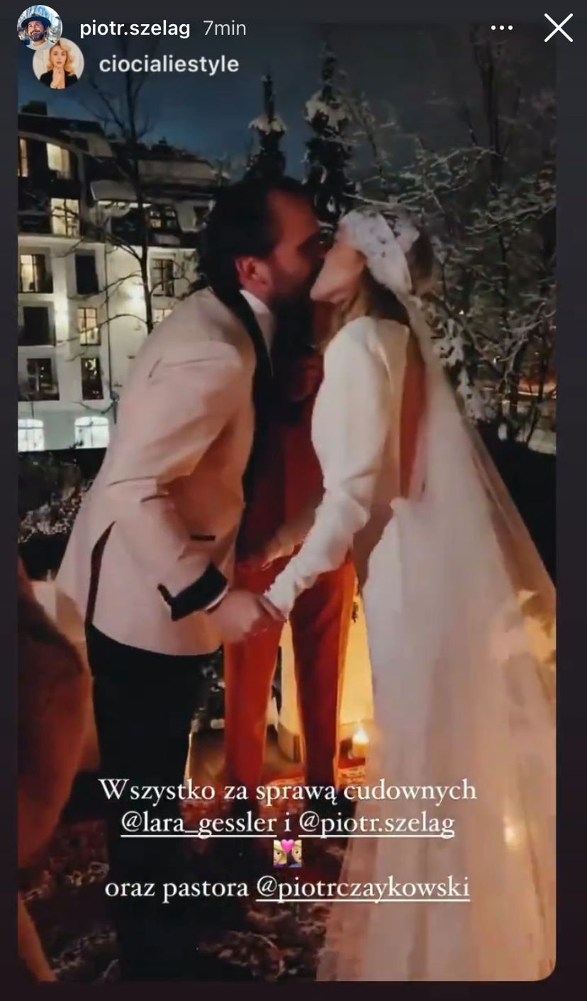 Lara Gessler i Piotr Szeląg wzięli drugi ślub