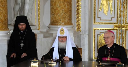 Cyryl I wraz z arcybiskupem Michalikiem podpisali porozumienie