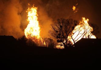 Pożar gazociągu w Murowanej Goślinie. Będzie pomoc finansowa dla poszkodowanych