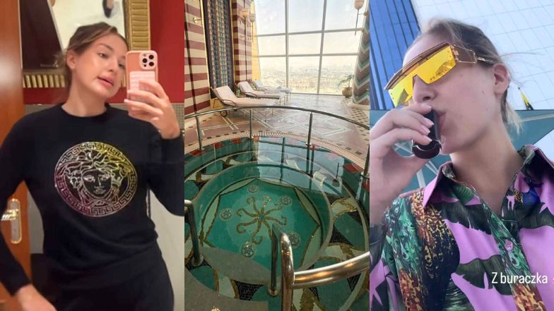 Caroline Derpienski nadaje z jednego z najdroższych hoteli na świecie. "Czuję się tu jak w domu"