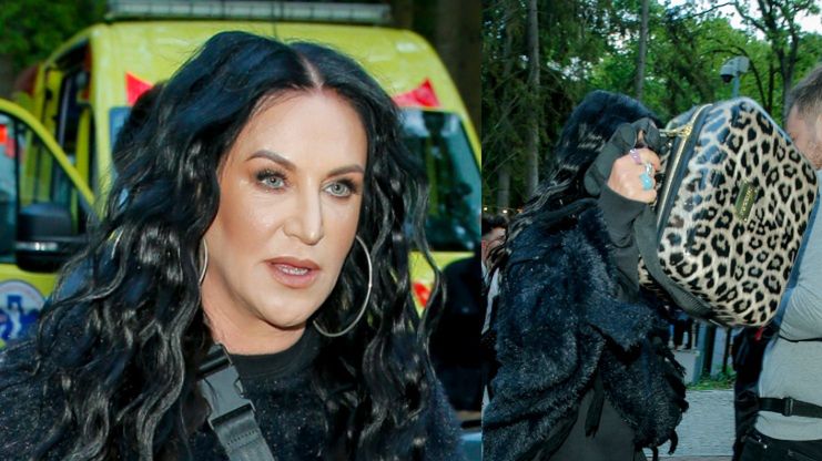 Humorzasta Kayah zasłania się torbą i krzyczy do fotografów: "NIE ZES*AJCIE SIĘ!"