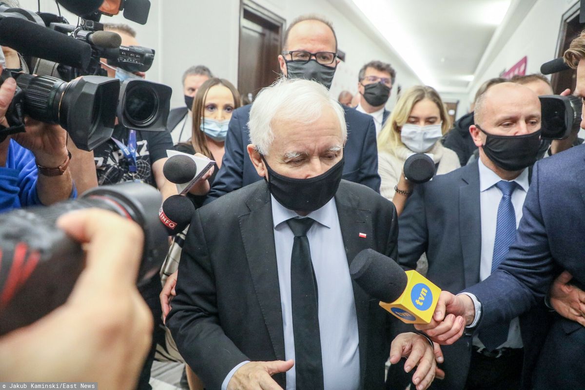 Sprawa Łukasza Mejzy. Kaczyński komentuje 