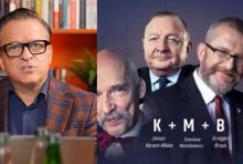 Bogdan Rymanowski na gali z Grzegorzem Braunem i Korwin-Mikkem