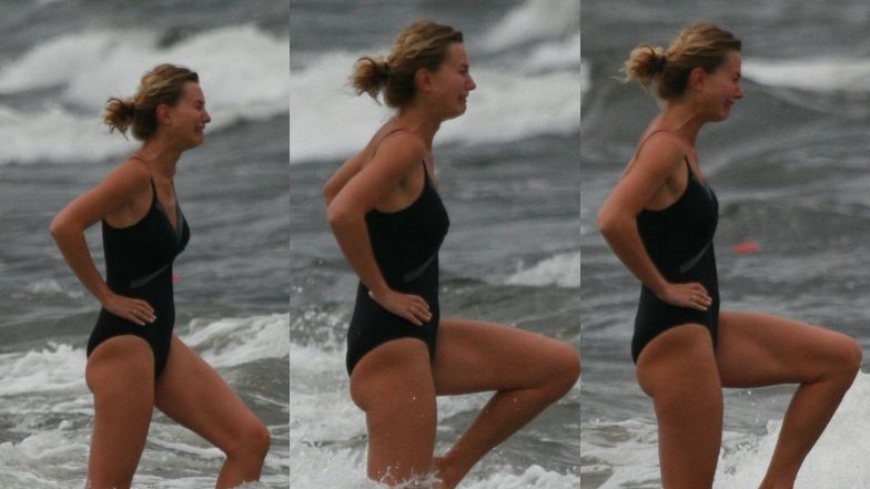 Joanna Moro płacze na plaży