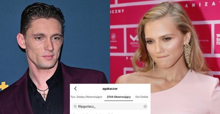 KONIEC PRZYJAŹNI!? Agnieszka Kaczorowska i Filip Gurłacz PRZESTALI obserwować się na Instagramie
