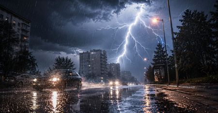 Burze mogą szybko podnieść poziom wody. Ostrzeżenie dla Włocławka i regionu