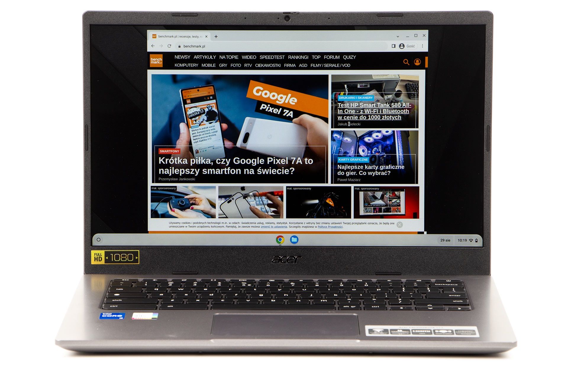 acer chromebook 514 przód