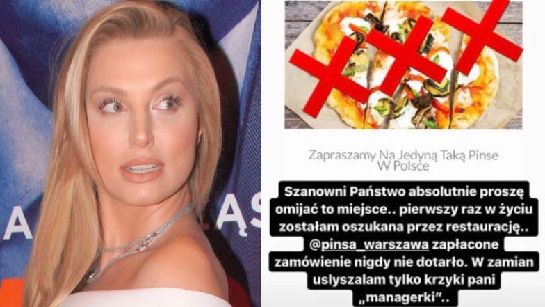 Karolina Pajączkowska oskarżyła pizzerię o oszustwo