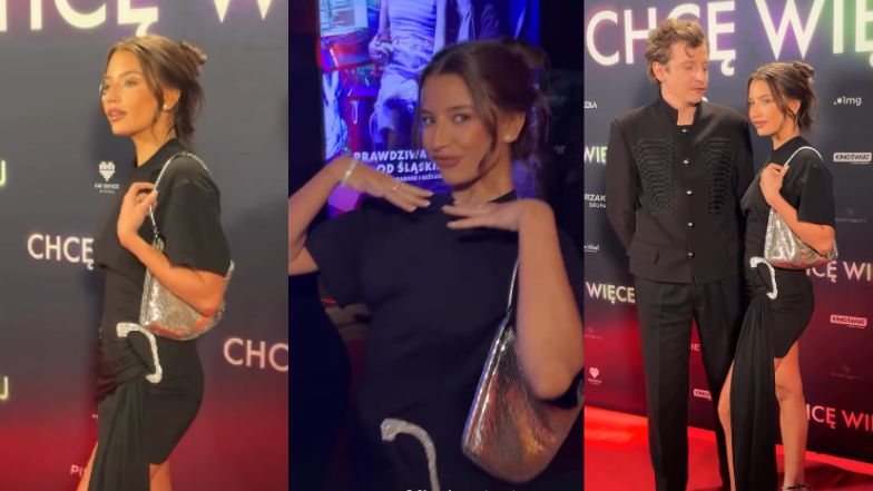 Julia Wieniawa na premierze filmu "Chcę więcej"