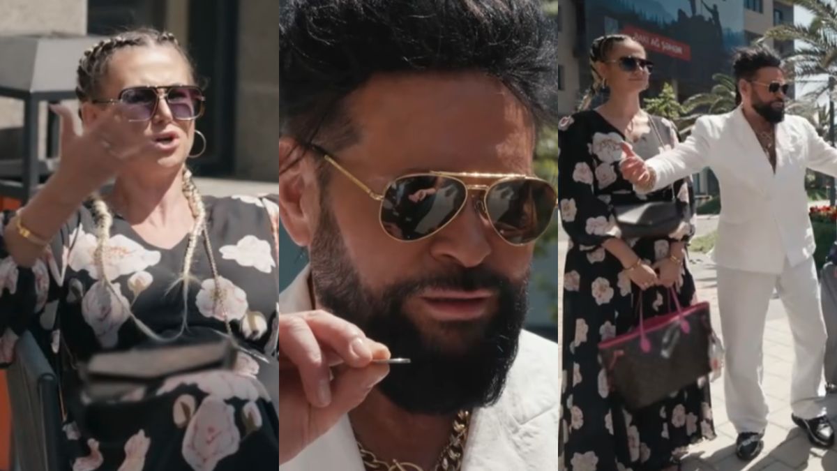 Spięcie Rutkowskich przed kamerami