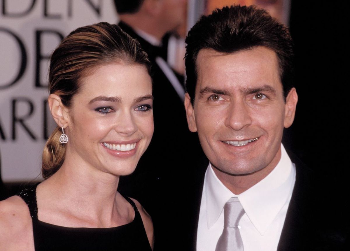 Denise Richards i Charlie Sheen, rodzice Sami