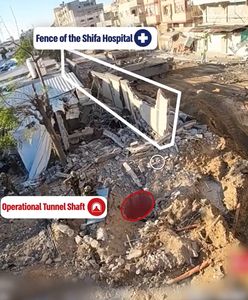 "Nadal nam nie wierzysz?". Tunel pod szpitalem Al-Szifa