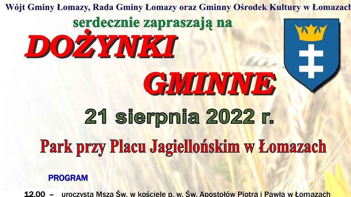 Dożynki Gminy Łomazy 2022