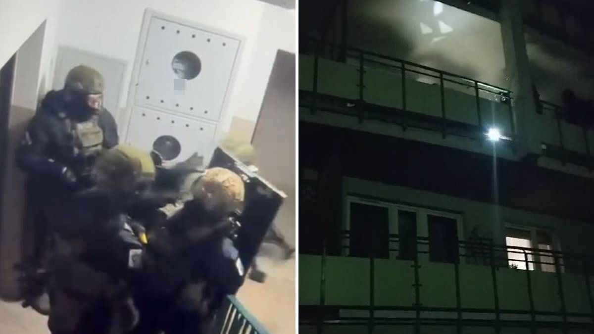 Akcja kontrterrorystów w mieszkaniu przy ul. Dożynkowej