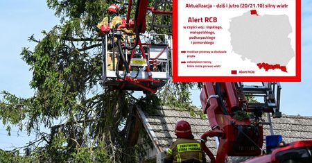 Niebezpieczna pogoda. RCB wydało alerty