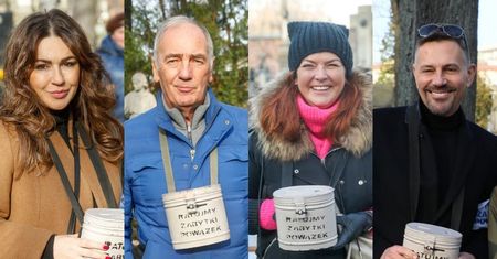 Karol Strasburger, Katarzyna Dowbor, Krzysztof Ibisz z rodziną i inni kwestują na warszawskich Powązkach (ZDJĘCIA)