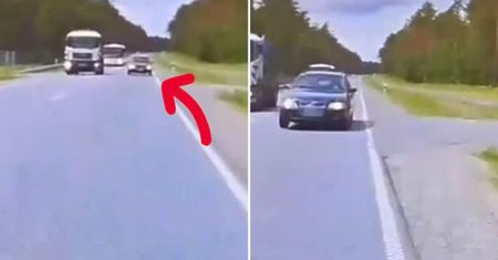 Wyprzedzał na czołówkę. Nie miał pojęcia, że wszystko się nagrało