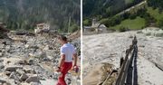 Lawiny błotne i skalne w Alpach. Wioski odcięte, trwa walka z żywiołem