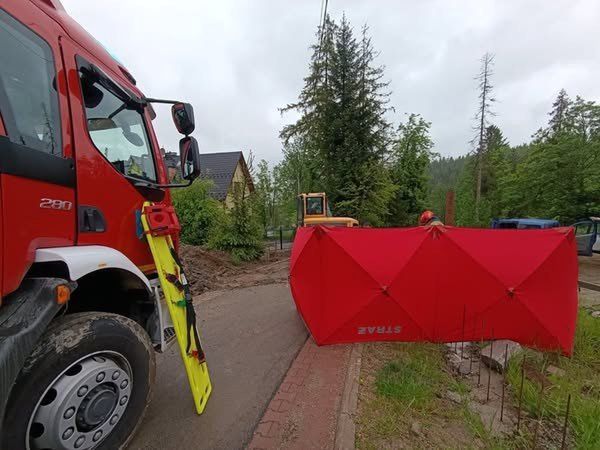Wypadek na budowie w Zakopanem
