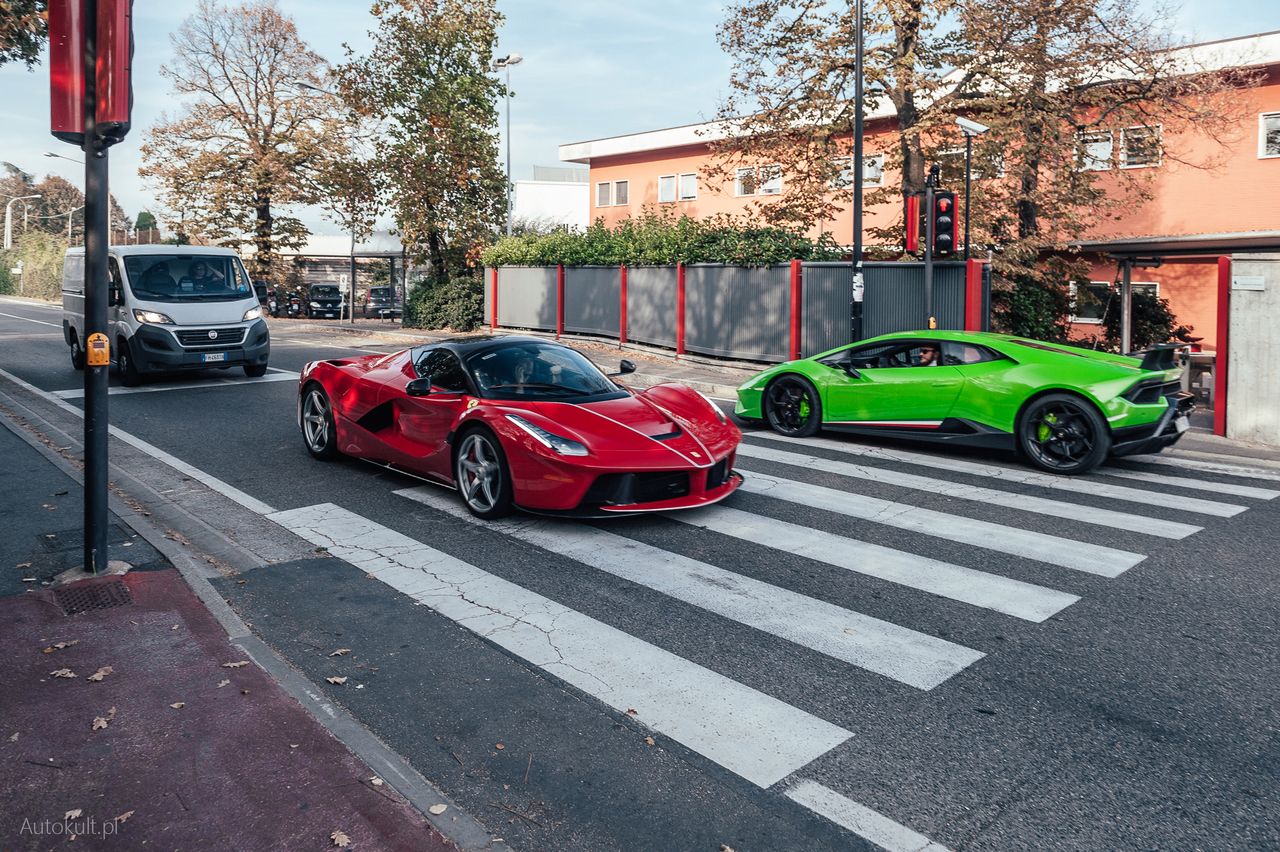 Co brzmi lepiej - LaFerrari czy Lamborghini Huracan Performante? Tego nie udało nam się ustalić.