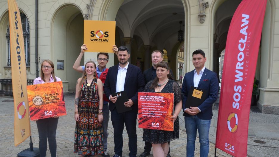 SOS Wrocław apeluje o kompleksowy program rewitalizacji kamienic, podwórek i przestrzeni życiowej