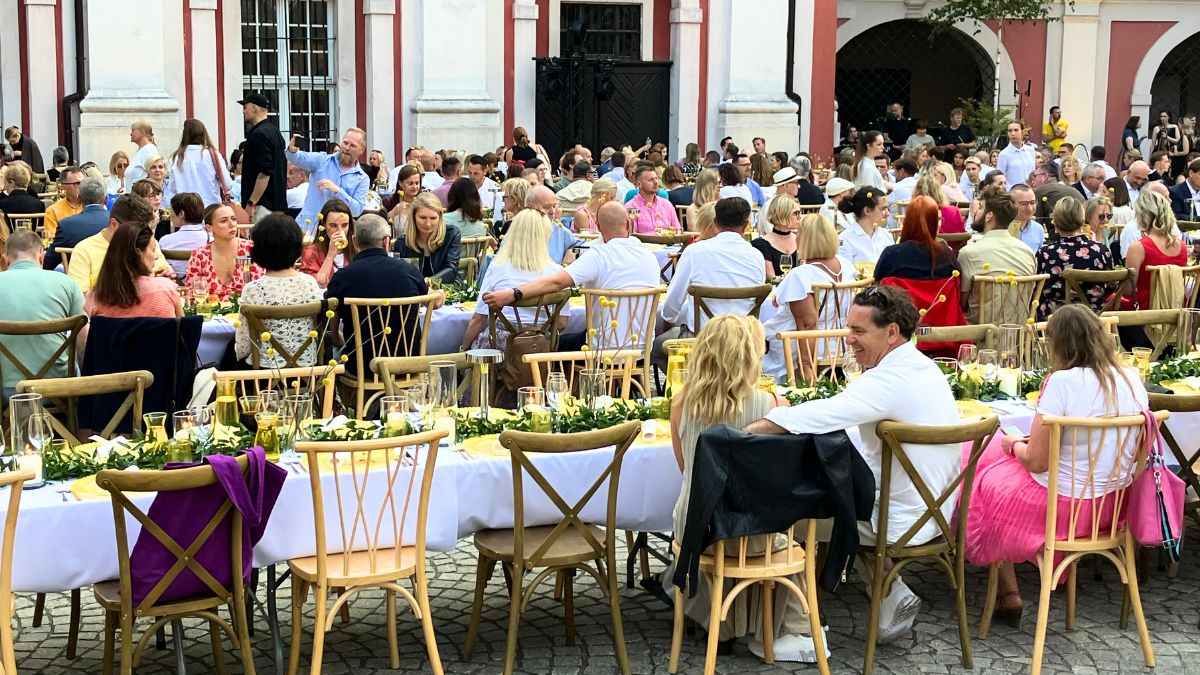 Kolacja w ramach wydarzenia Dobry Stół na festiwalu Malta