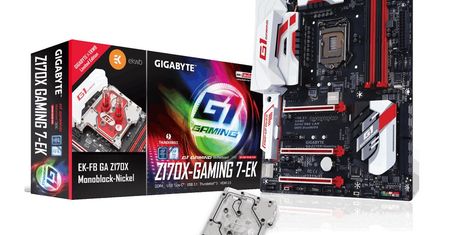 Płyty Gigabyte Z170X-Gaming 7 i X99-Ultra Gaming w zestawie z blokiem wodnym