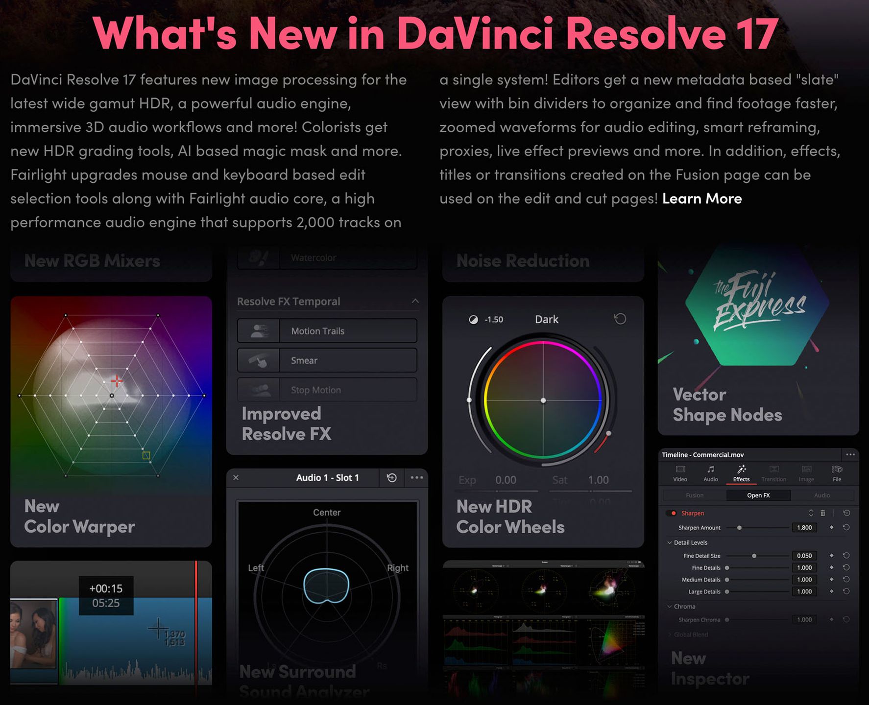DaVinci Resolve 17 ma ponad 300 nowych opcji i poprawek! Wciąż jest za darmo 4