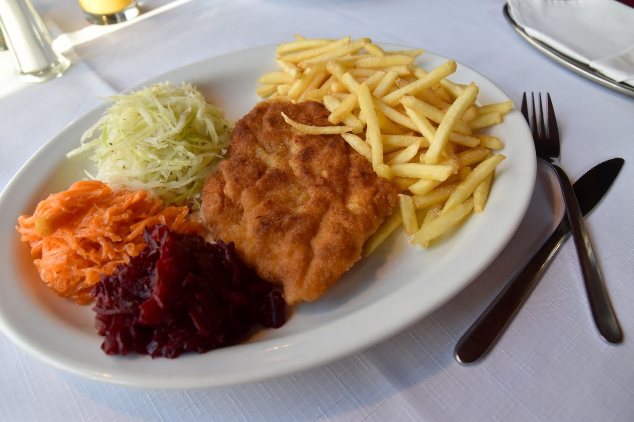 kotlet, kotlet schabowy, obiad, jedzenie, mięso, posiłek