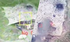 Miał chronić Rosjan przed dronami. Zniszczyli go dronem