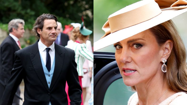 Kate Middleton i Rupert Finch na jednym ślubie