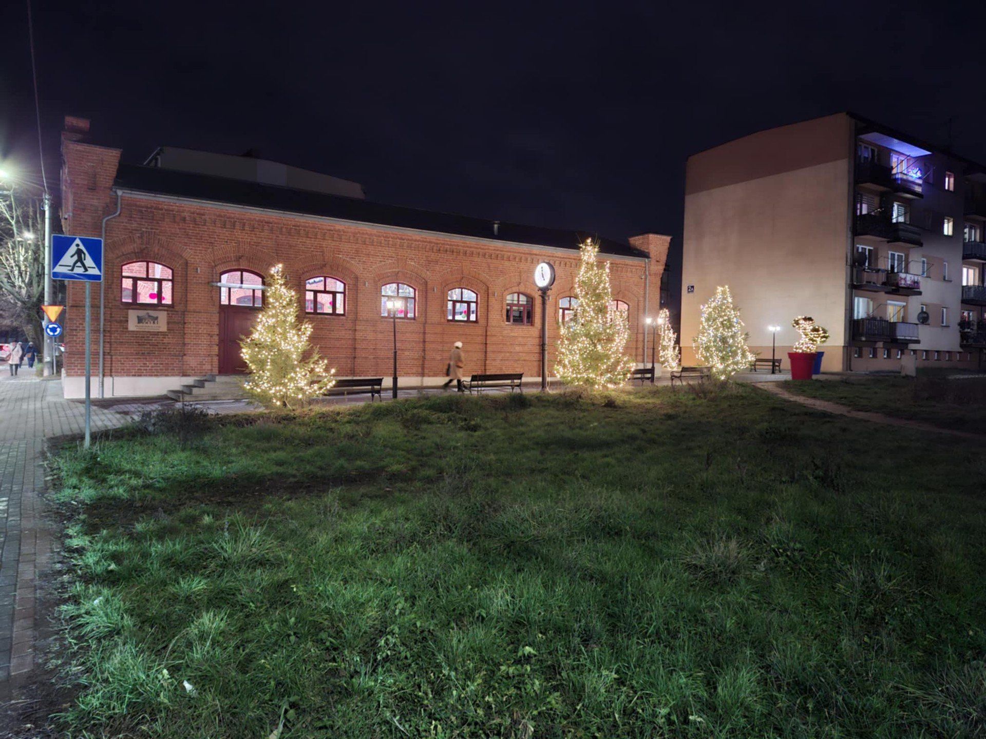 Iluminacje świąteczne w Ostrowi Mazowieckiej w 2024 roku