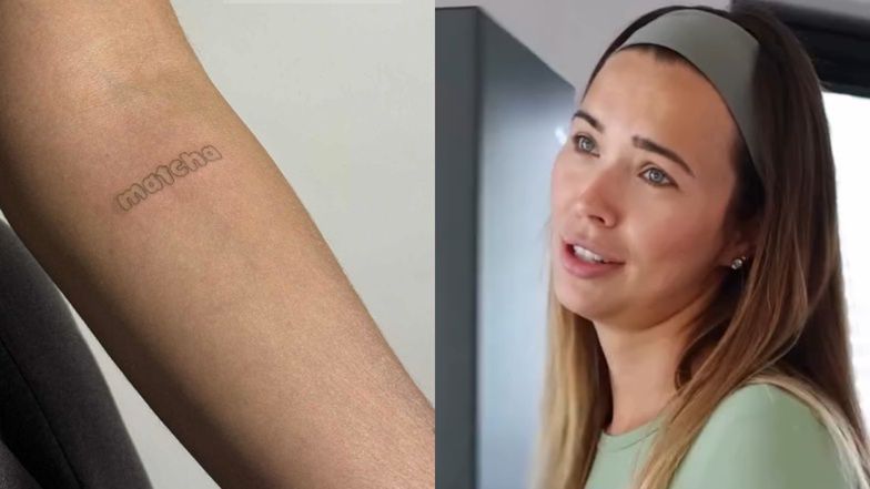 Sandra Kubicka ozdobiła przedramię tatuażem z napisem "matcha"