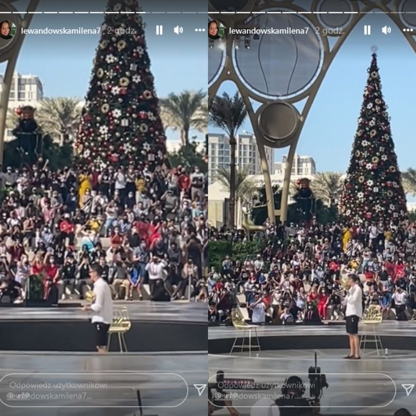 Siostra Roberta Lewandowskiego wspiera go w Dubaju