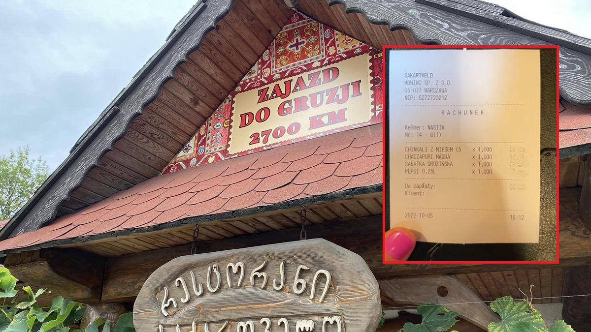 Niedawno była tu Gessler. Tiktokerka pokazała rachunek