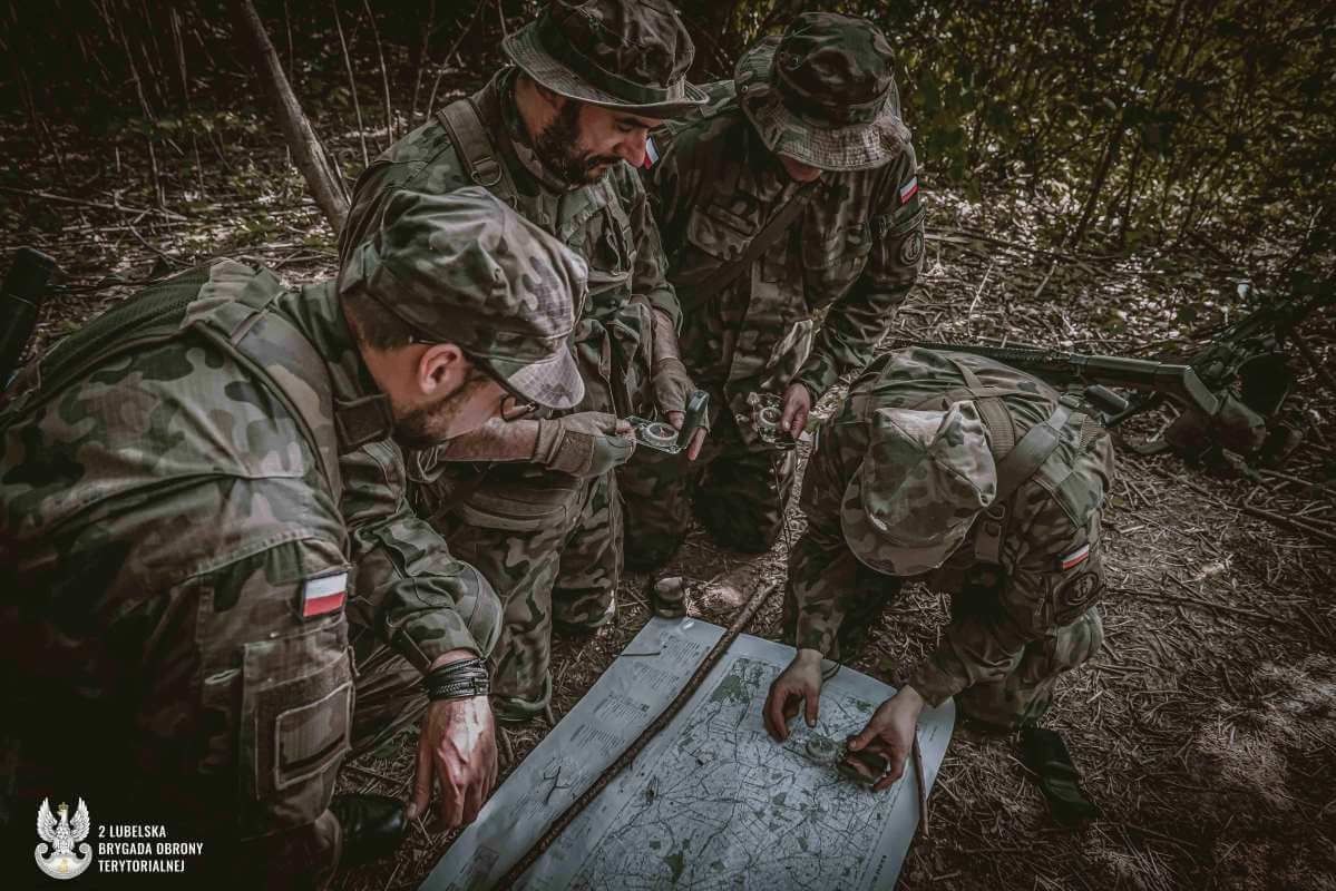 Ćwiczenia wojskowe żołnierzy WOT