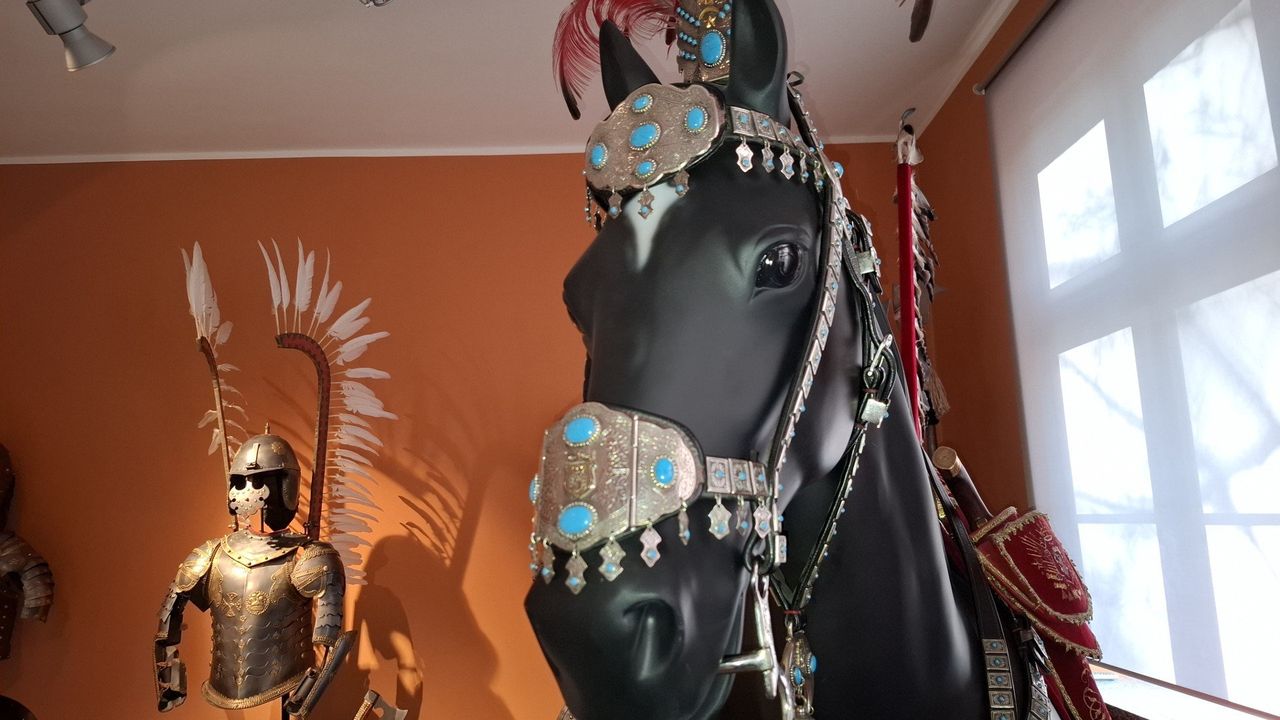 Żagań: Unikatowy husarski rumak w Sali Tradycji Czarnej Dywizji