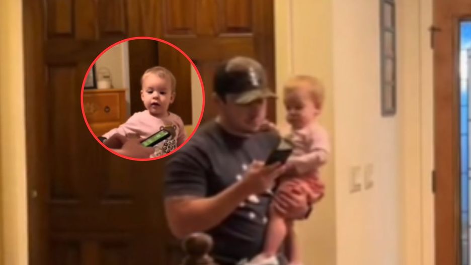 Ojciec pokazał, jak spędza czas z dzieckiem. Jeden szczegół różni oba filmy