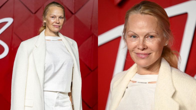 Pamela Anderson promuje modę na NATURALNOŚĆ. Pojawiła się na londyńskiej gali bez makijażu (ZDJĘCIA)