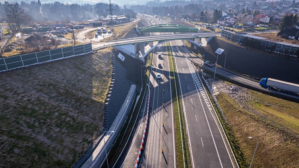 Otwarty odcinek drogi S1