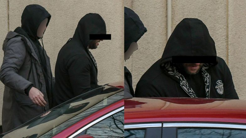 Emil S. wyprowadzony z prokuratury w kajdankach