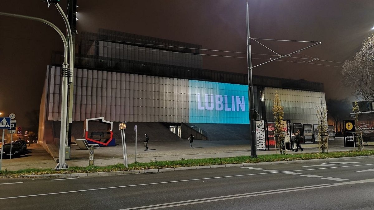Nie działa multimedialna fasada na budynku CSK