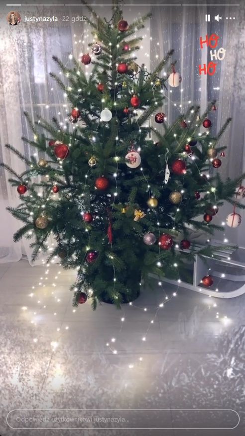 Justyna Żyła pokazała choinkę